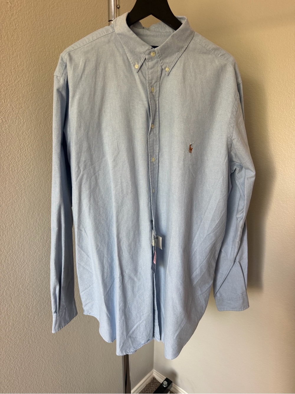 Ralph Lauren Light Blue Long-Sleeve Button-Down Shirt